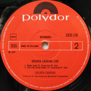Golden Earring, Live - LP: imagen 9