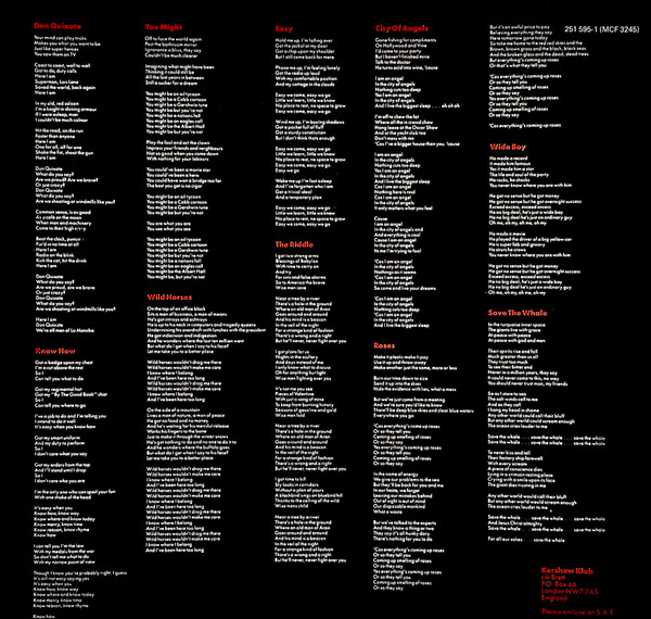 Nik Kershaw, The Riddle - LP