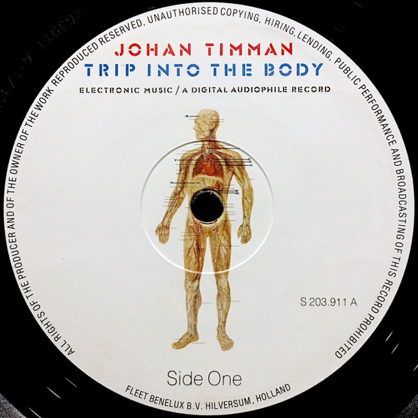 Johan Timman, Trip Into The Body - LP