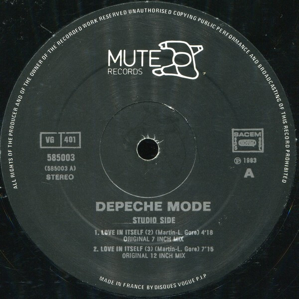 Depeche Mode, Love In Itself∙ 2 ∙ 3 And Live Tracks - LP