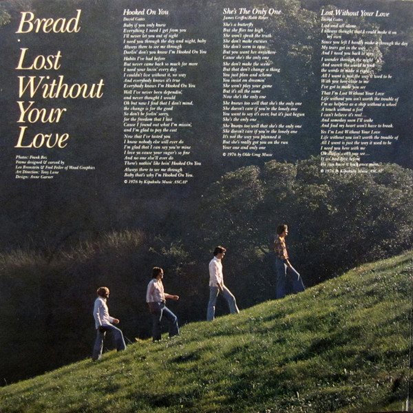 Bread, Lost Without Your Love - LP