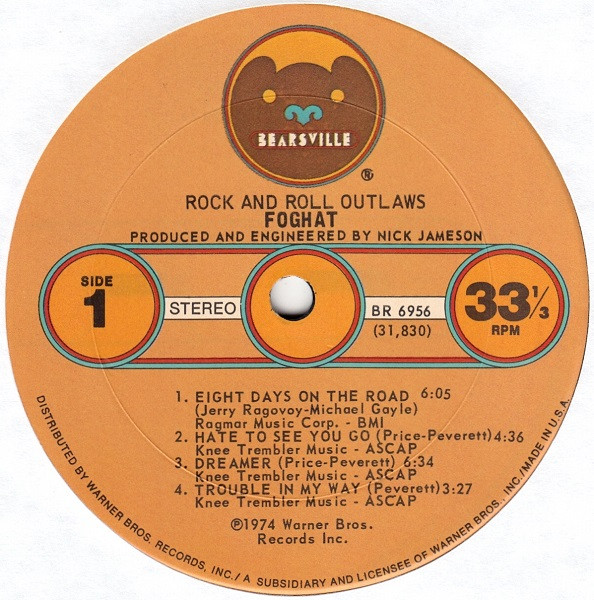Foghat, Rock And Roll Outlaws - LP