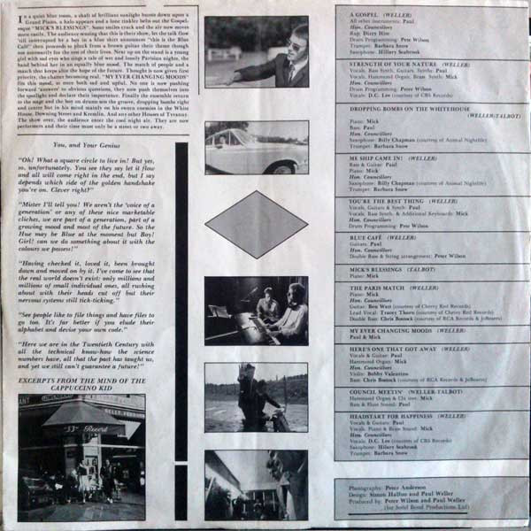 The Style Council, Café Bleu - LP