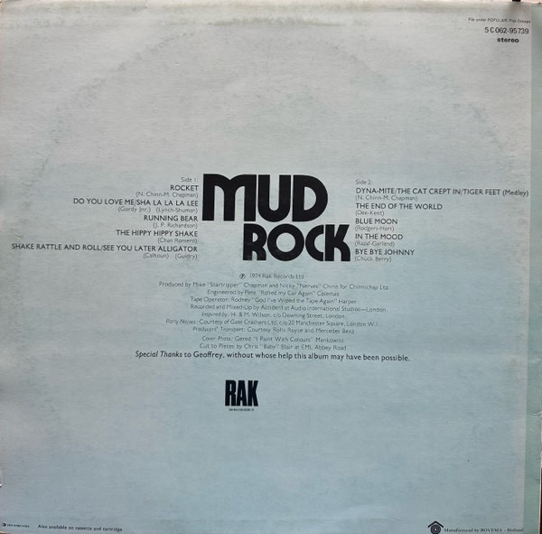 Mud, Mud Rock - LP Album Stereo