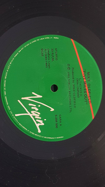 Mike Oldfield, Five Miles Out - LP