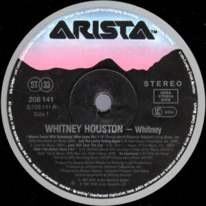 Whitney Houston, Whitney - LP: imagen 3