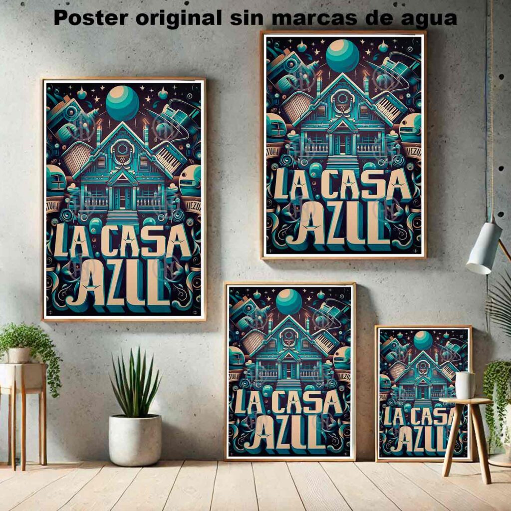 La Casa Azul Póster