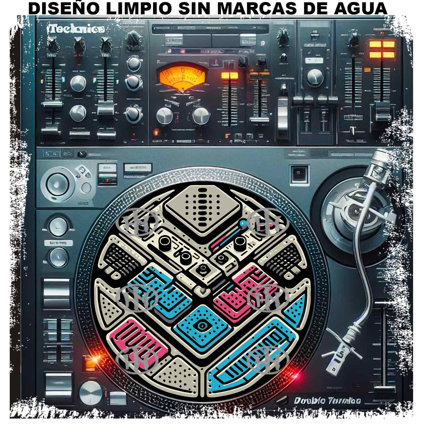Lego Slipmats personalizado para Djing: imagen 2