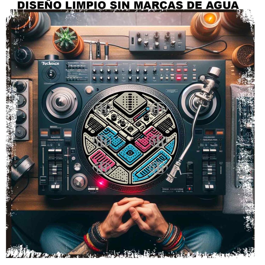 Lego Slipmats personalizado para Djing