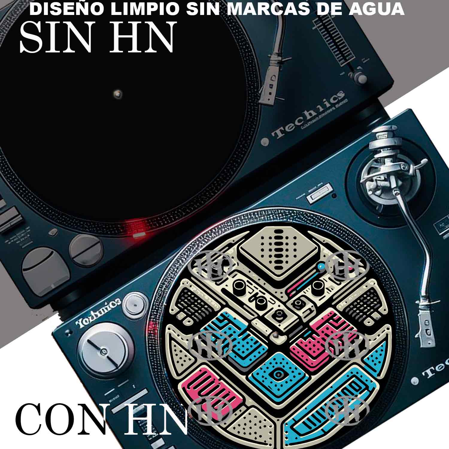 Lego Slipmats personalizado para Djing: imagen 4
