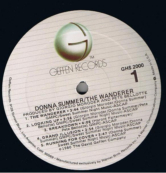 Donna Summer, The Wanderer - LP
