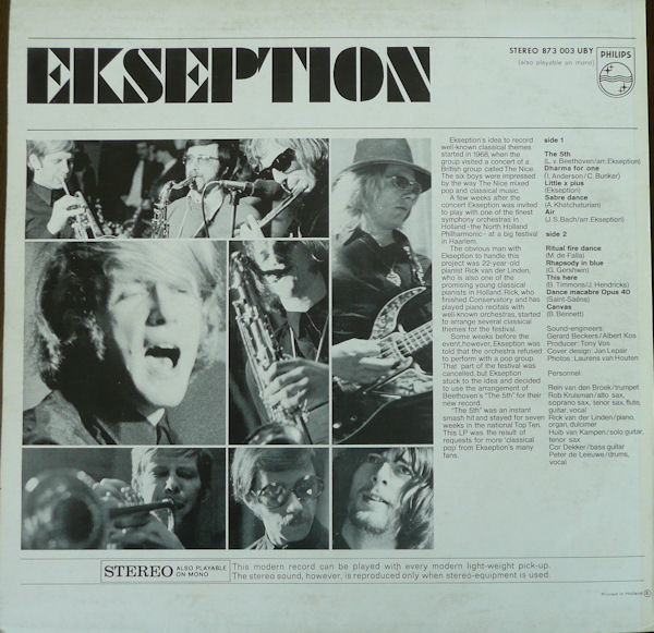 Ekseption, Ekseption - LP