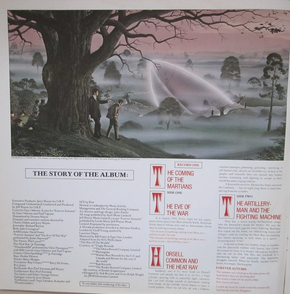 Jeff Wayne, Jeff Wayne's Musical Version Of The War Of The Worlds - LP