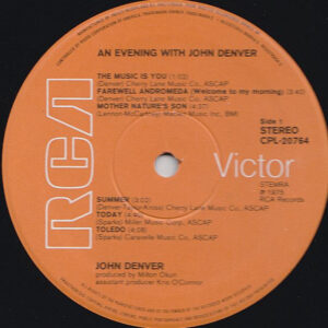 John Denver, An Evening With John Denver - LP: imagen 4