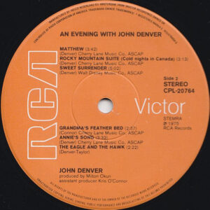 John Denver, An Evening With John Denver - LP: imagen 5