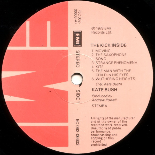 Kate Bush, The Kick Inside - LP