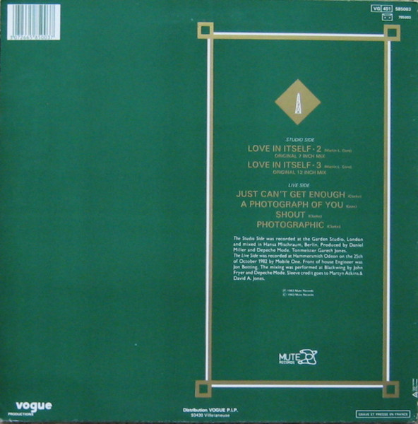 Depeche Mode, Love In Itself∙ 2 ∙ 3 And Live Tracks - LP
