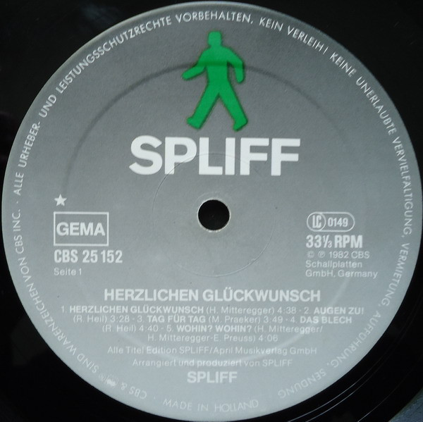 Spliff, Herzlichen Glückwunsch! - LP