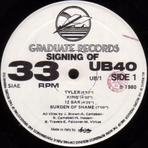 UB40, Signing Off - LP: imagen 3