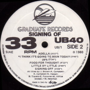 UB40, Signing Off - LP: imagen 4