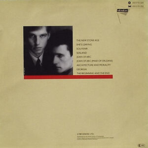 Orchestral Manoeuvres In The Dark, Architecture & Morality - LP: imagen 2