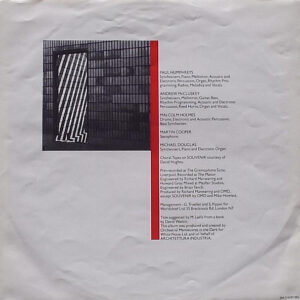 Orchestral Manoeuvres In The Dark, Architecture & Morality - LP: imagen 6