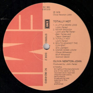 Olivia Newton-John, Totally Hot - LP: imagen 4