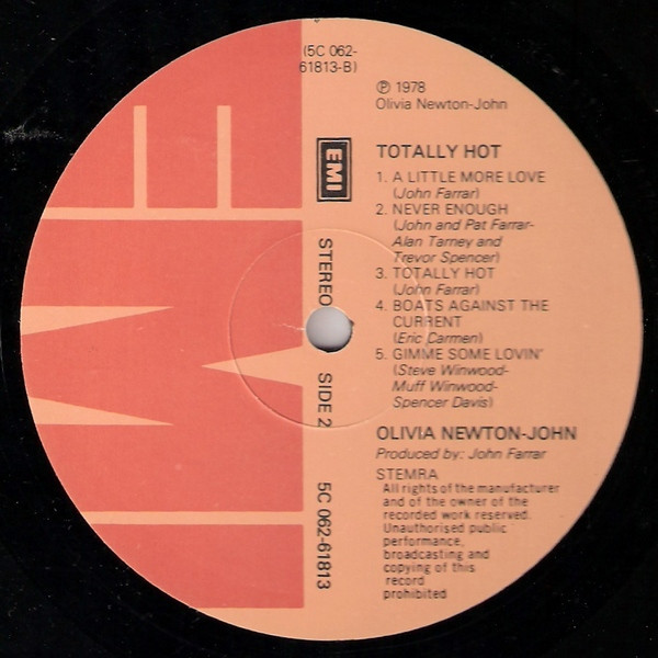 Olivia Newton-John, Totally Hot - LP