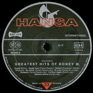 Boney M., Greatest Hits Of Boney M. - LP: imagen 6