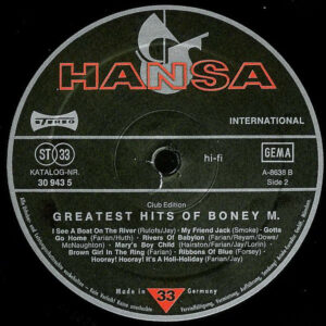Boney M., Greatest Hits Of Boney M. - LP: imagen 7