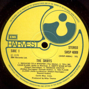 The Shirts, The Shirts - LP: imagen 3