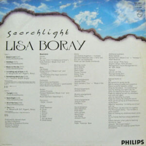 Lisa Boray, Searchlight - LP: imagen 2