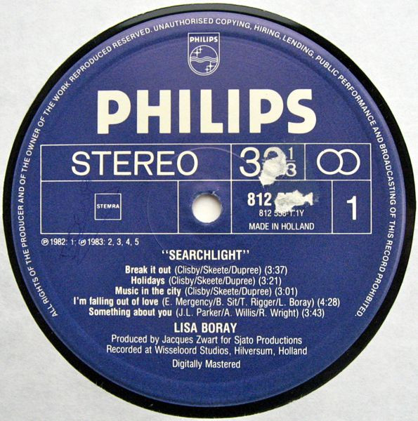 Lisa Boray, Searchlight - LP