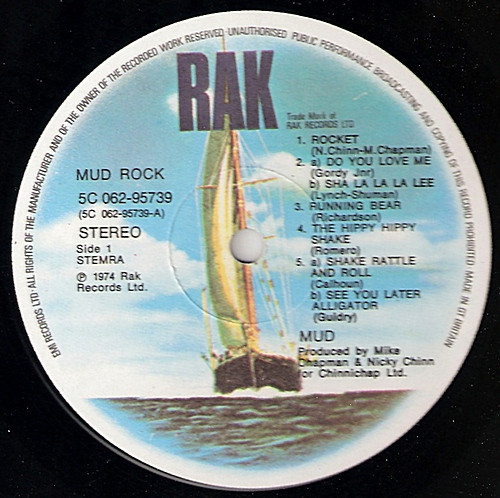 Mud, Mud Rock - LP Album Stereo