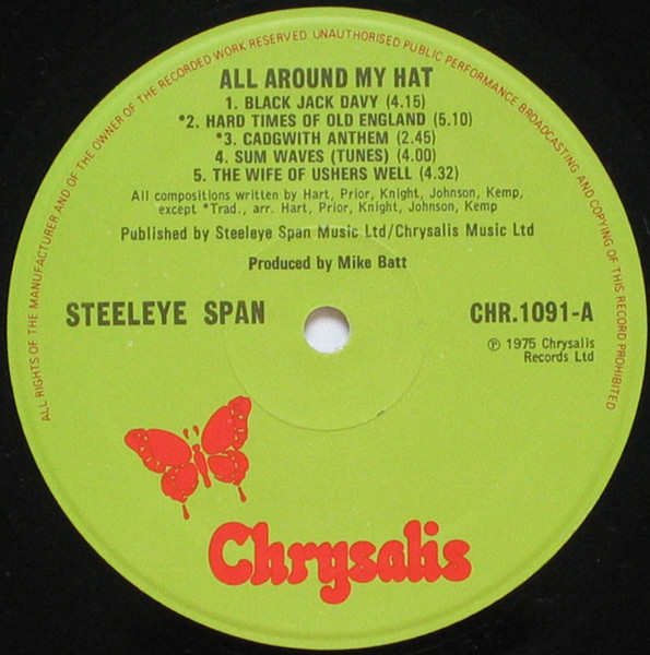 Steeleye Span, All Around My Hat - LP