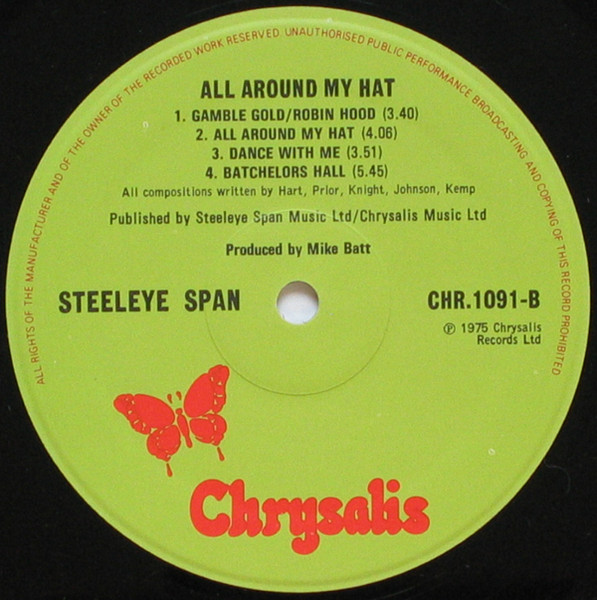 Steeleye Span, All Around My Hat - LP
