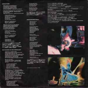 Peter Gabriel, Deutsches Album - LP: imagen 6
