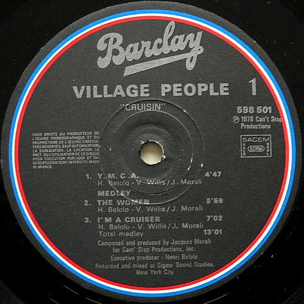 Village People, Cruisin' - LP