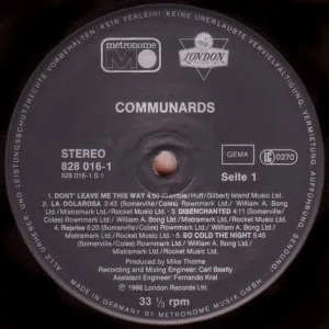 Vinilo: Communards, Communards - LP