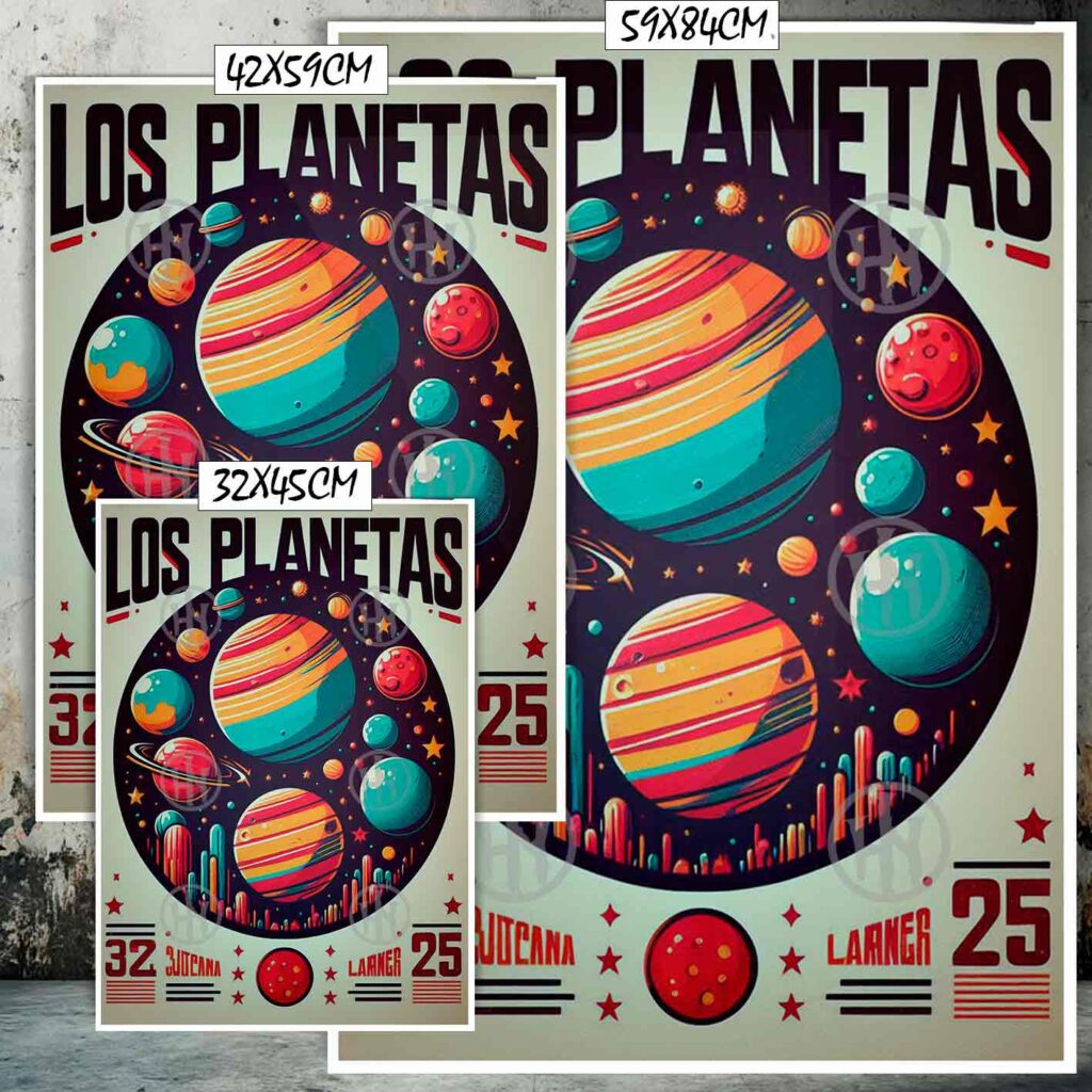 Los Planetas Póster