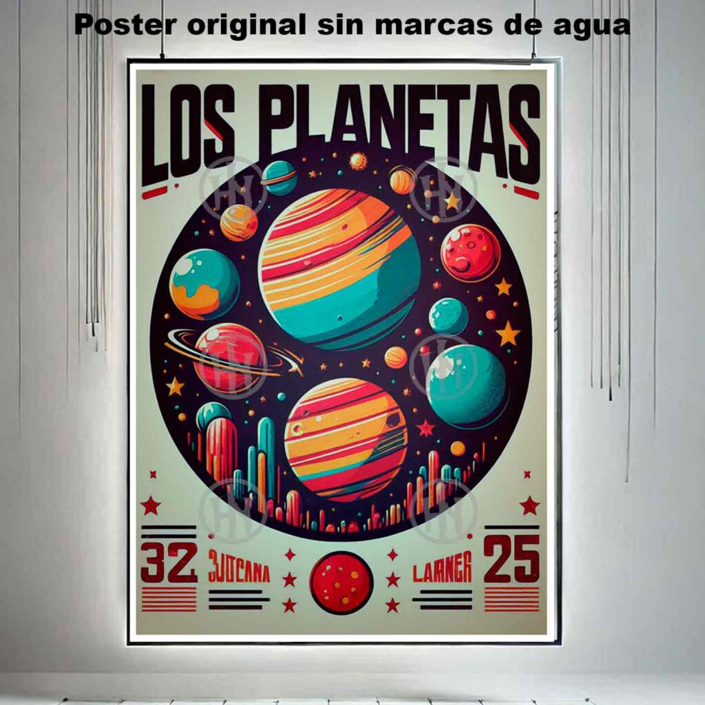 Los Planetas Póster