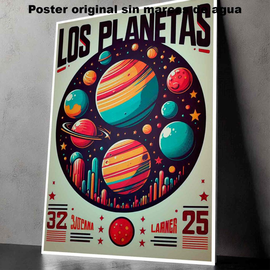 Los Planetas Póster