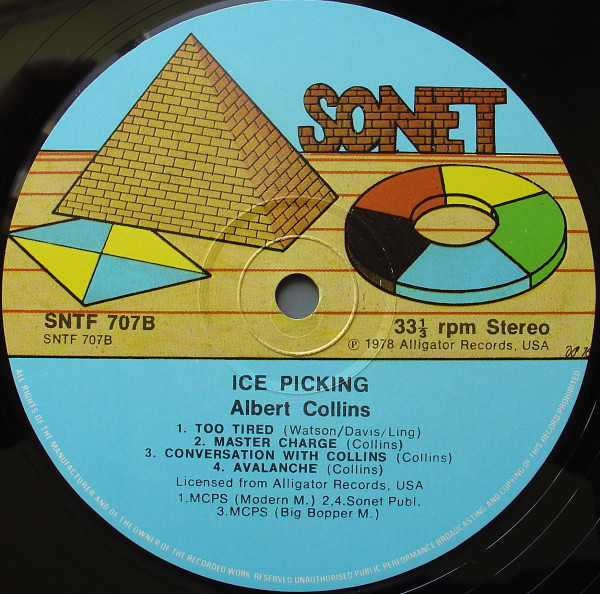 Albert Collins, Ice Pickin' - LP
