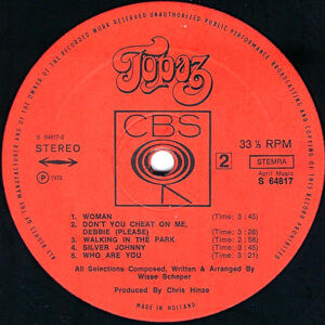 Wisse Scheper, Topaz, Topaz - LP: imagen 4