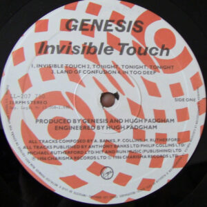Genesis, Invisible Touch - LP: imagen 3