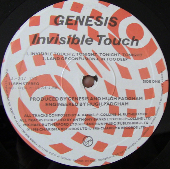 Genesis, Invisible Touch - LP