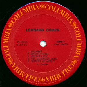Leonard Cohen, Songs Of Leonard Cohen - LP: imagen 3