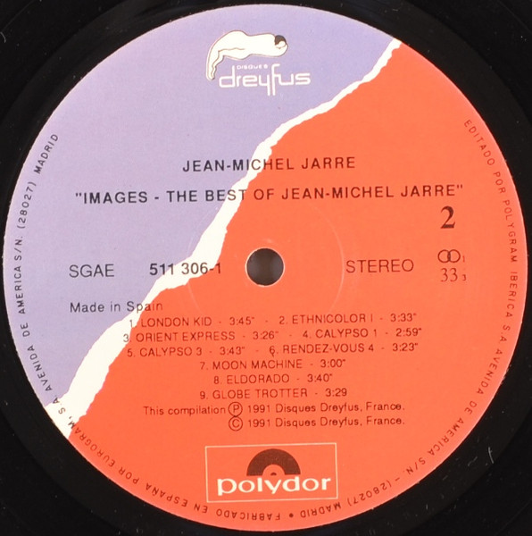 Jean-Michel Jarre, Images (The Best Of Jean Michel Jarre) - LP