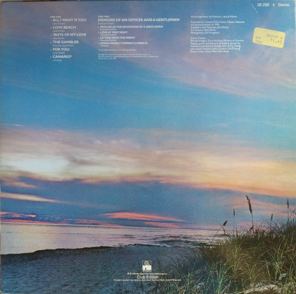 Emerson, Lake & Palmer, Love Beach - LP