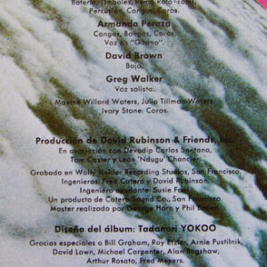 Santana, Amigos - LP Album Stereo: imagen 8
